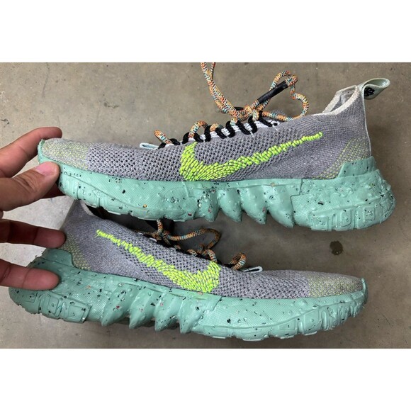 Nike Space Hippie 01 Men\'s Healing Gray Jade Sneakers Size 8 DJ3056-002 main image 8